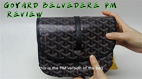 belvedere 2 goyard|Goyard belvedere reviews.